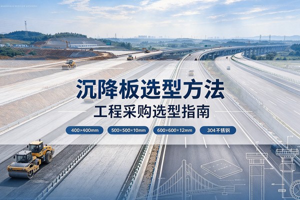敦煌沉降板选择方法