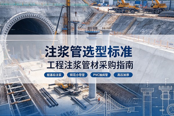 敦煌注浆管选型标准