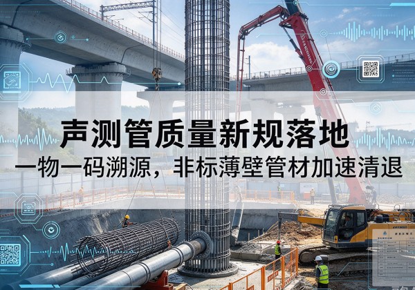 敦煌声测管质量新规落地，一物一码溯源，非标薄壁管材加速清退