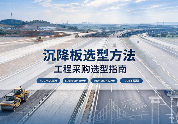 敦煌沉降板选择方法
